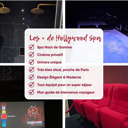 Appartement Hollywood Jacuzzi - Cinéma *