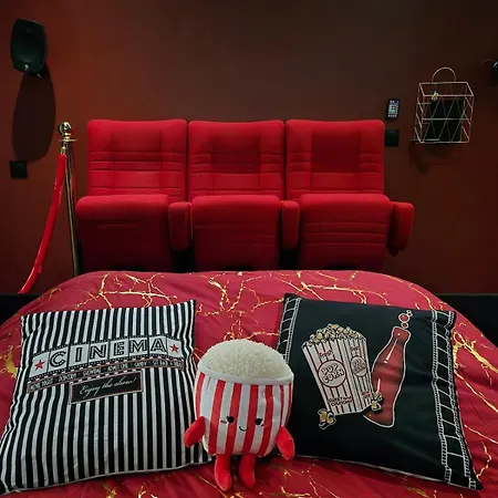 Appartement Hollywood Jacuzzi - Cinéma *